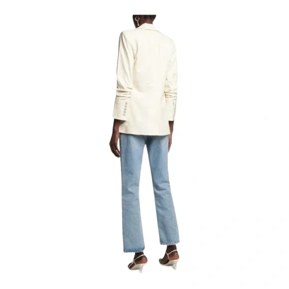 Veronica Beard Beacon Dickey Jacket Ecru NWT